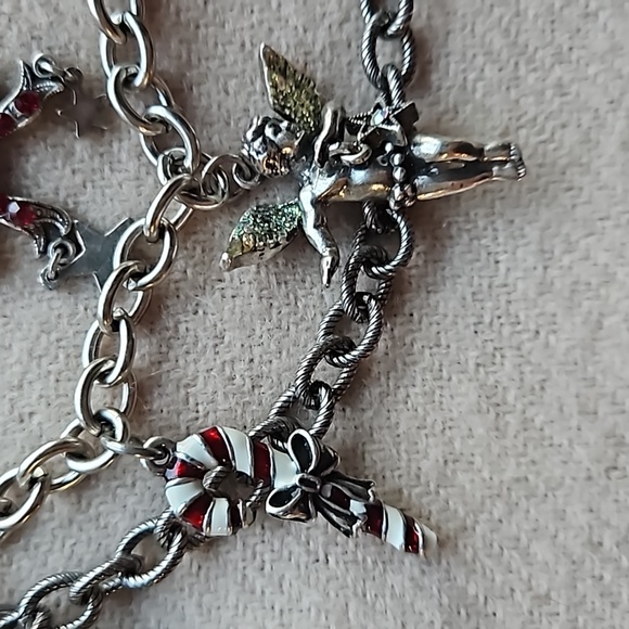 Kirks Folly | Vintage Christmas Charm Necklace - Picture 10 of 14